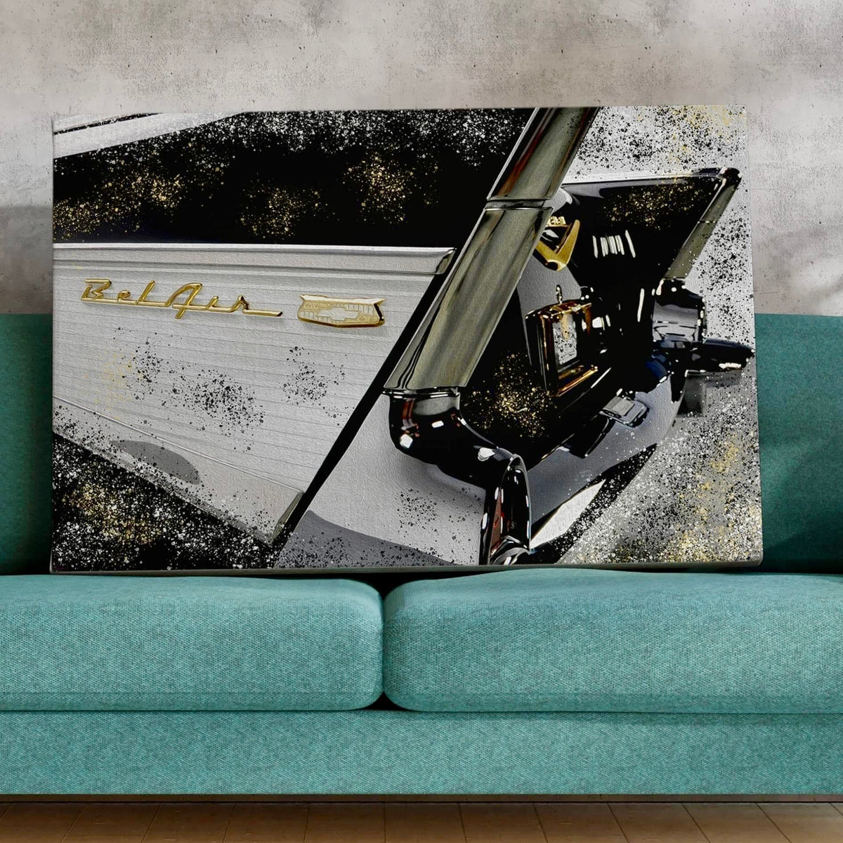 Chevrolet Bel Air Art Canvas