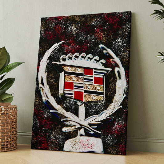 Cadillac Emblem Canvas