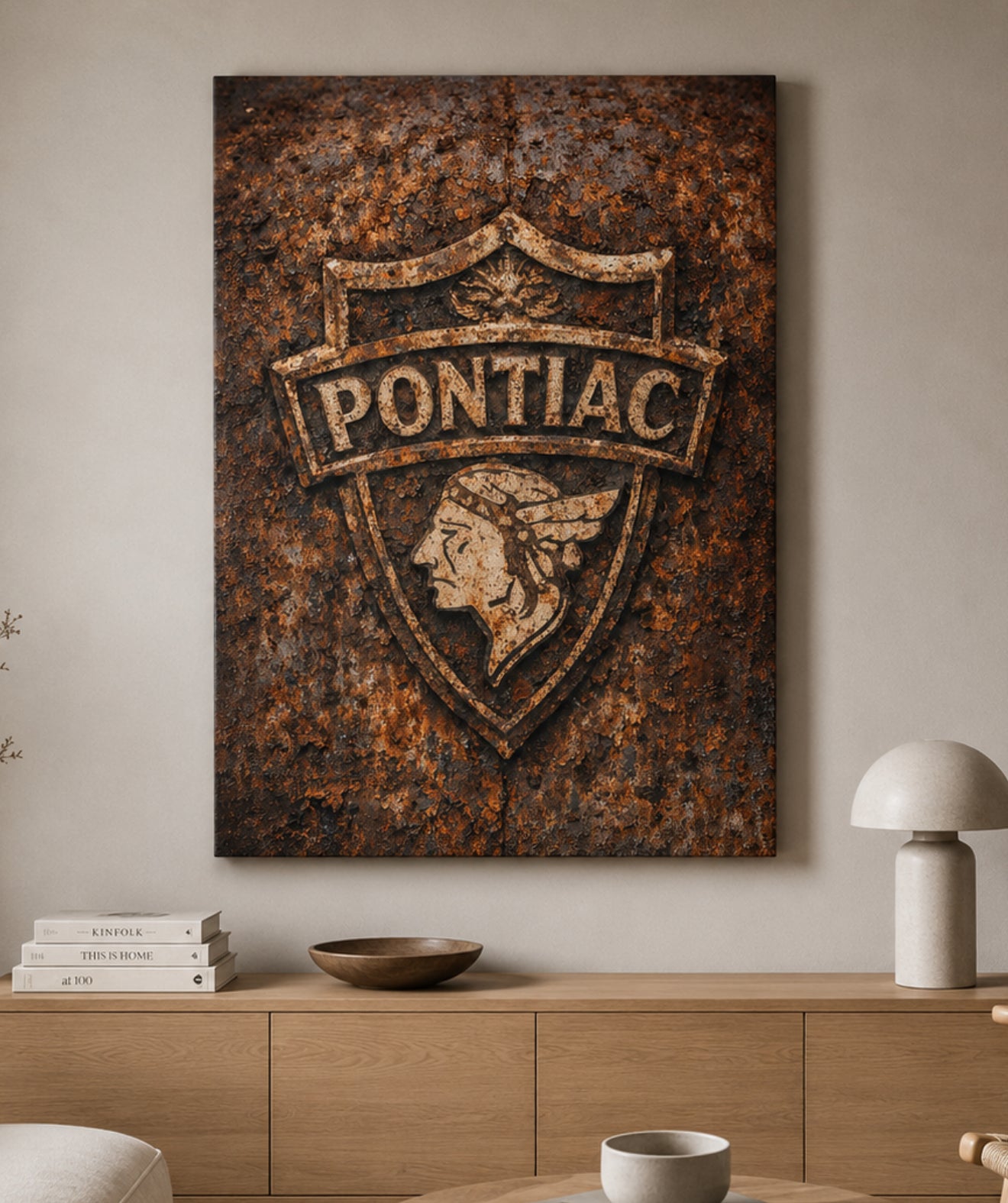 Pontiac Rust Canvas