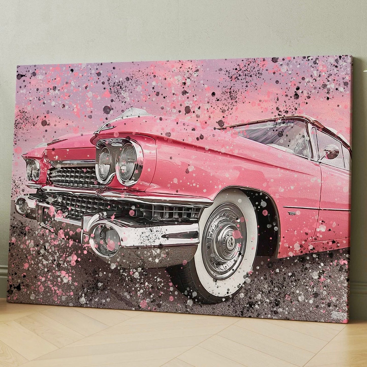 Pink Cadillac Canvas