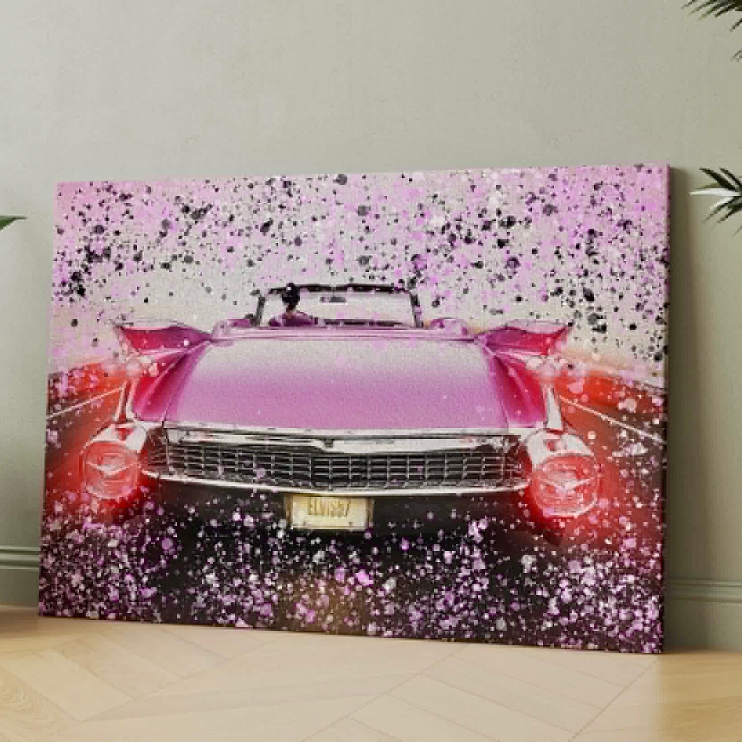 Cadillac Elvis Pink Canvas