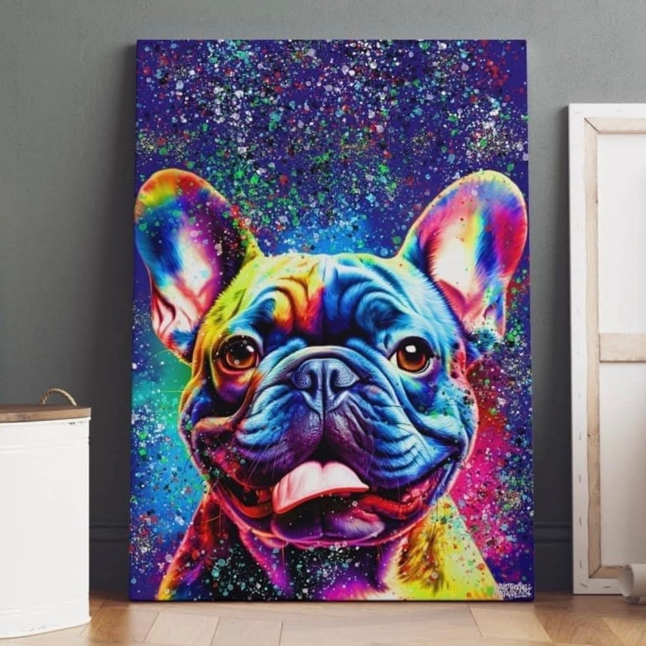 Fransk Bulldogg Canvas