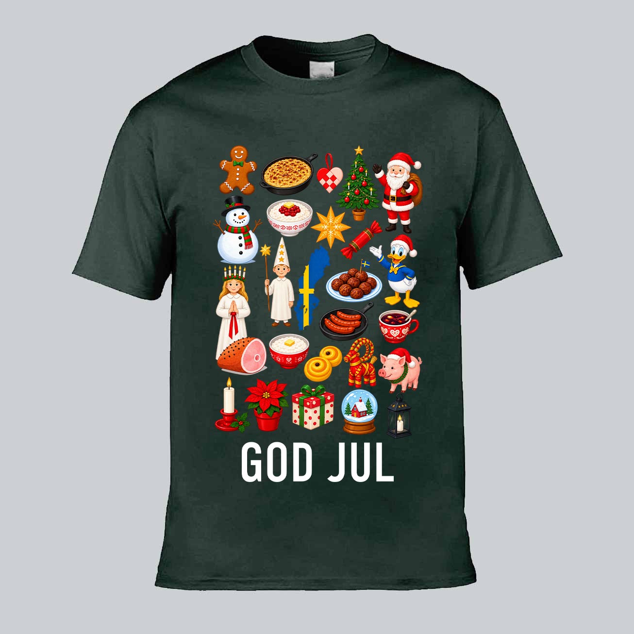 Svenska Julklassiker God Jul T-shirt
