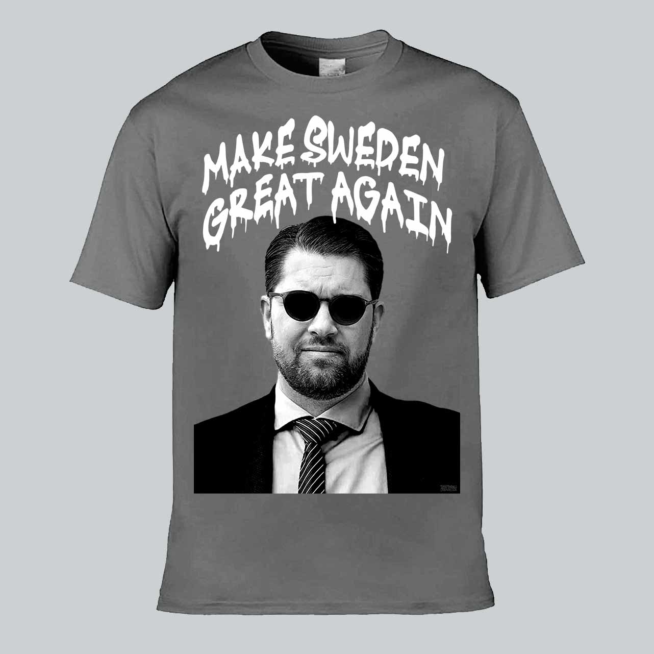 Make Sweden Great Again Text T-shirt