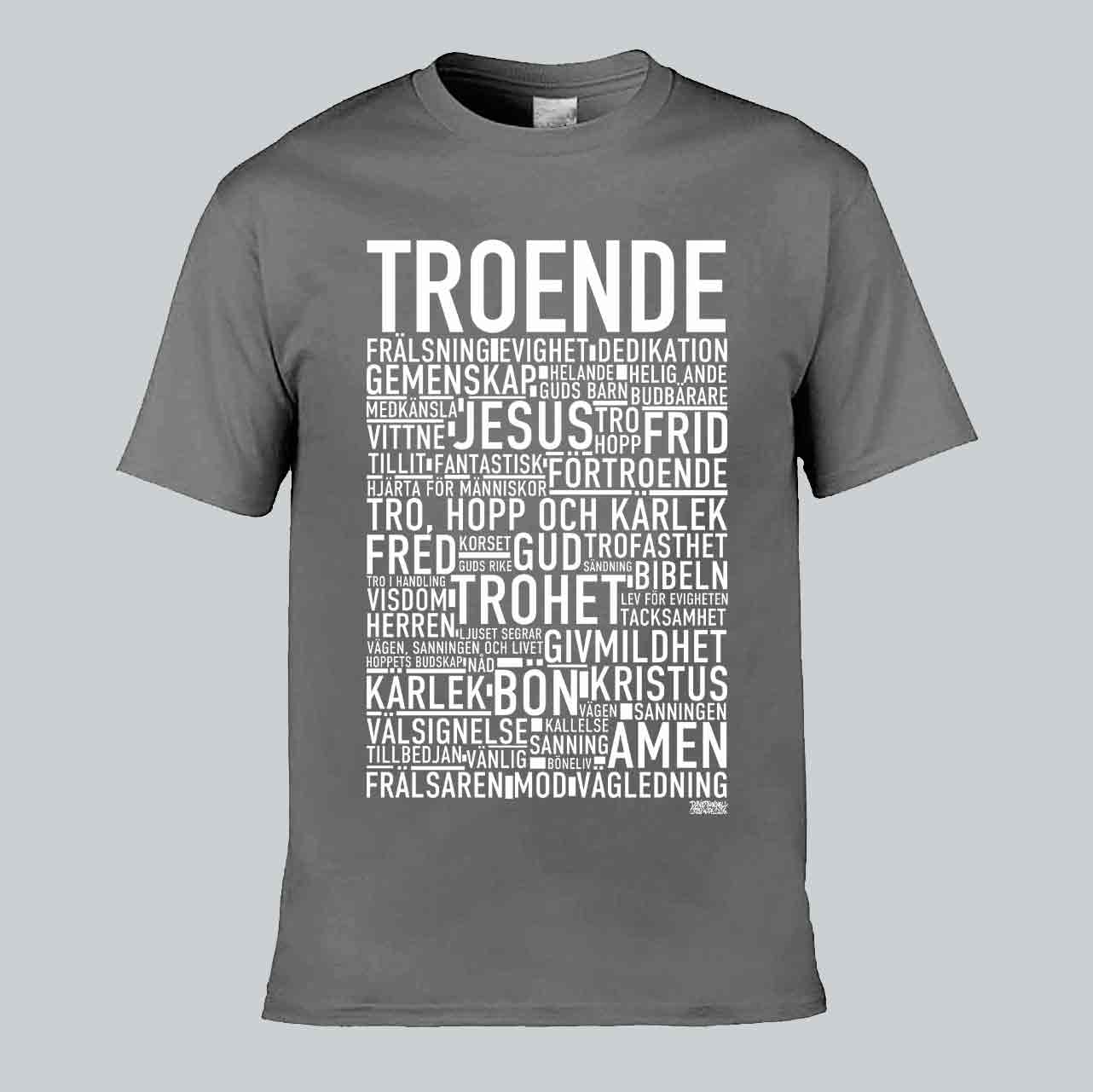 Troende Text T-shirt