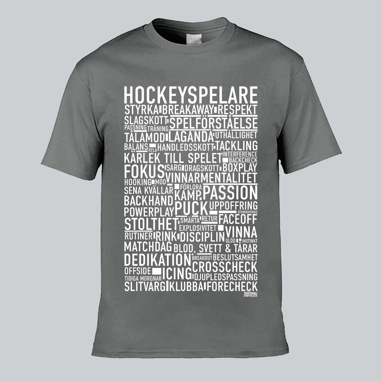 Hockeyspelare Text T-shirt