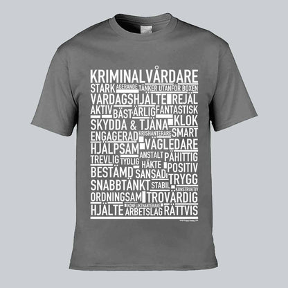 Kriminalvårdare Text T-shirt