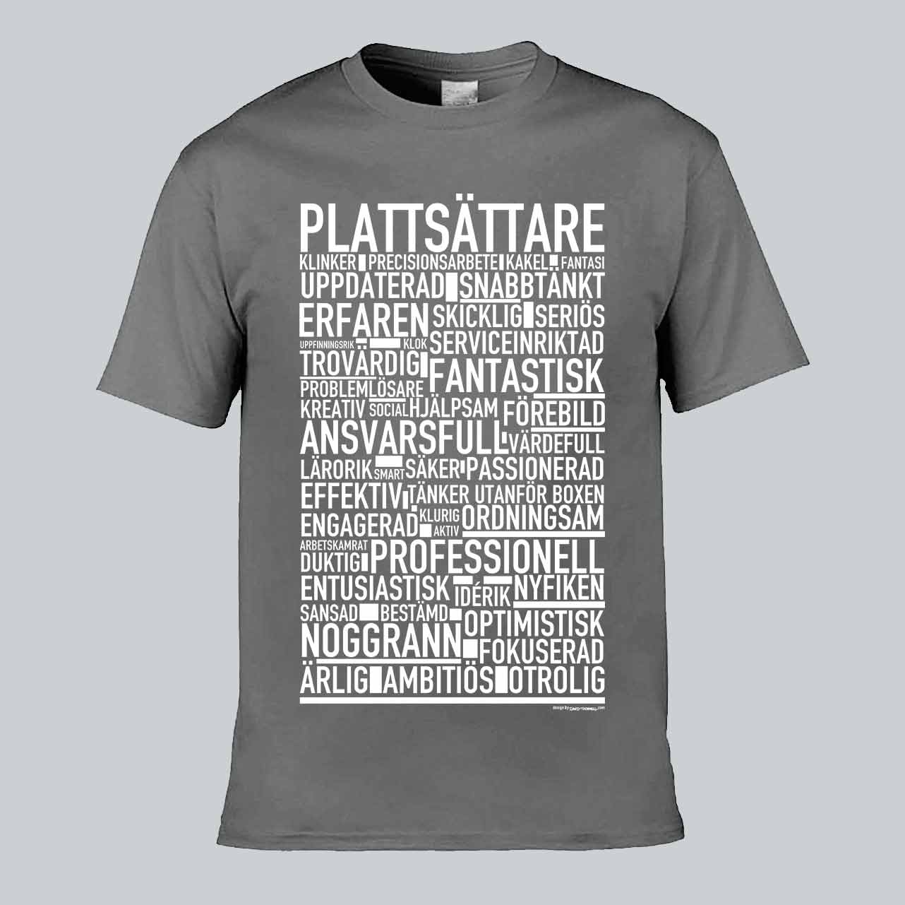 Plattsättare Text T-shirt