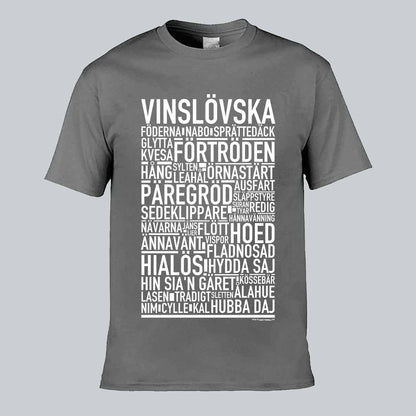 Vinslövska Dialekt Text T-shirt