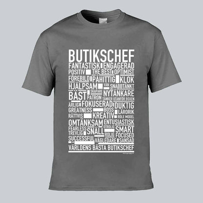 Butikschef Text T-shirt