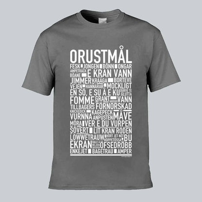 Orustmål Dialekt Text T-shirt