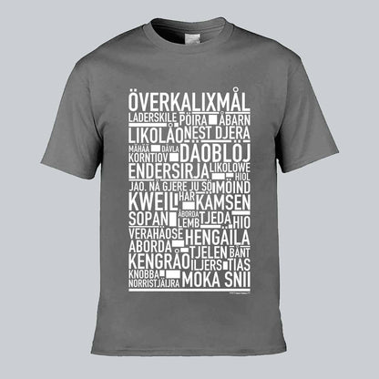 Överkalixmål Dialekt Text T-shirt