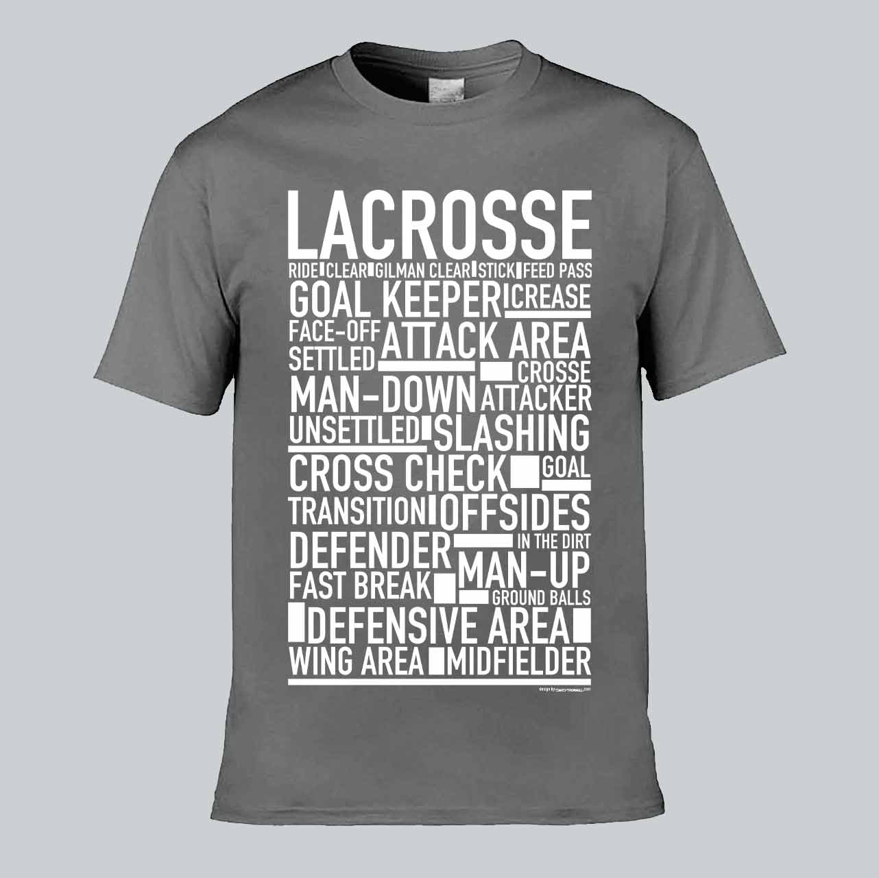 Lacrosse Text T-shirt