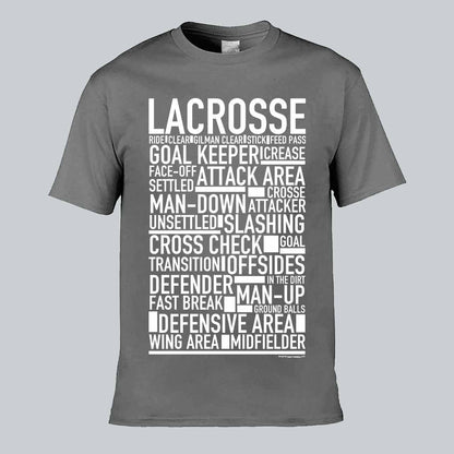 Lacrosse Text T-shirt