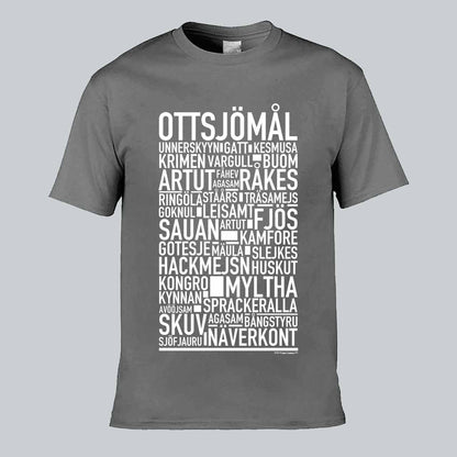 Ottsjömål Dialekt Text T-shirt