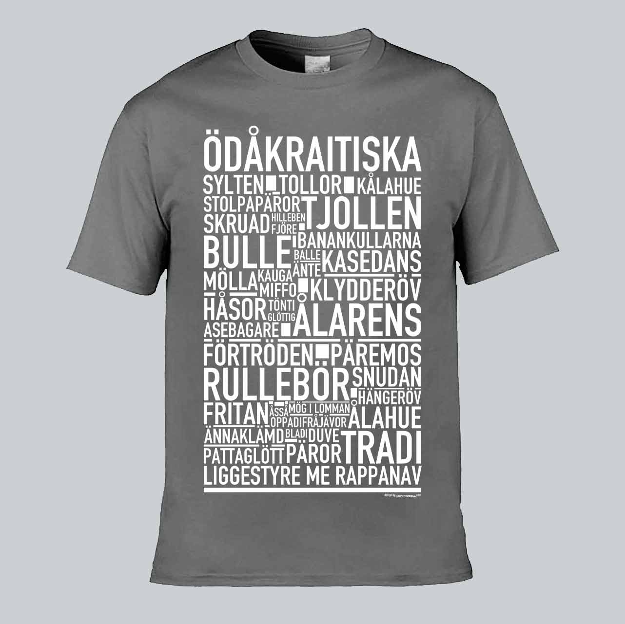 Ödåkraitiska Dialekt Text T-shirt