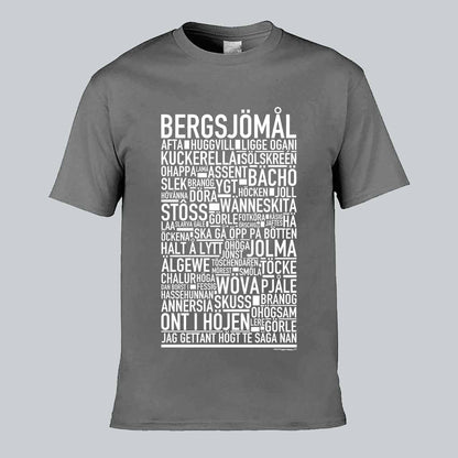 Bergsjömål Dialekt Text T-shirt