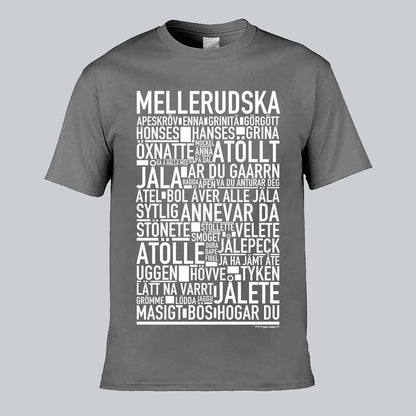 Mellerudska Dialekt Text T-shirt