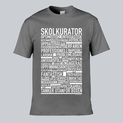 Skolkurator Text T-shirt