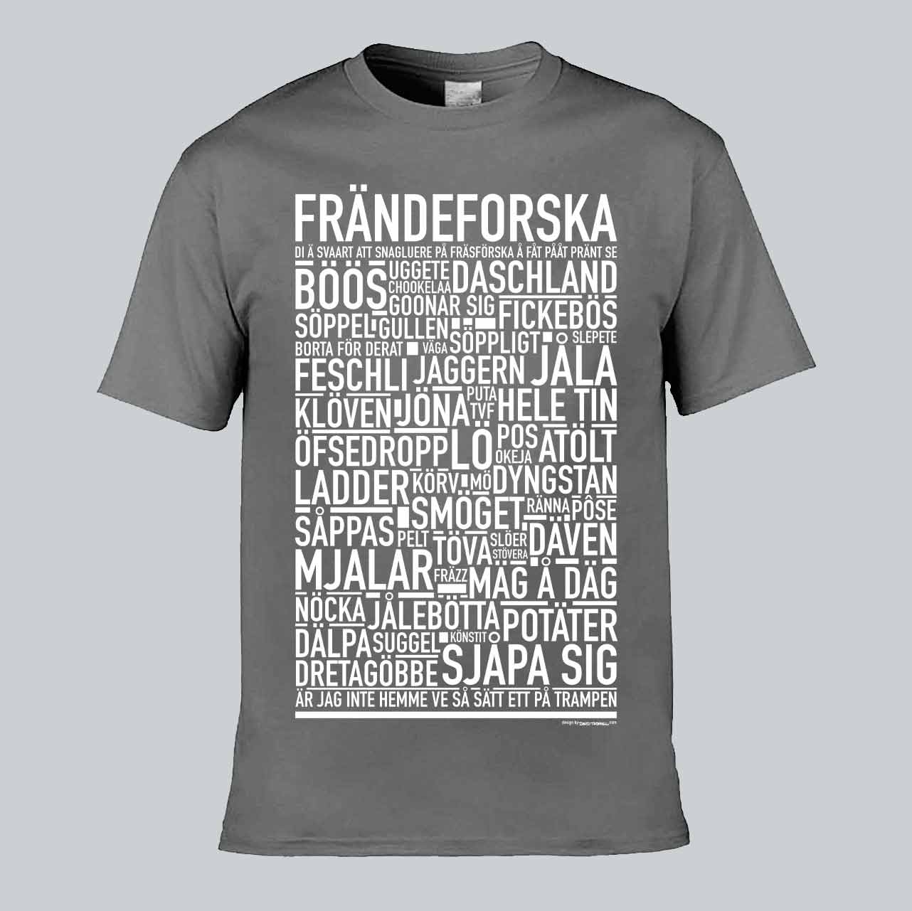 Frändeforska Dialekt Text T-shirt