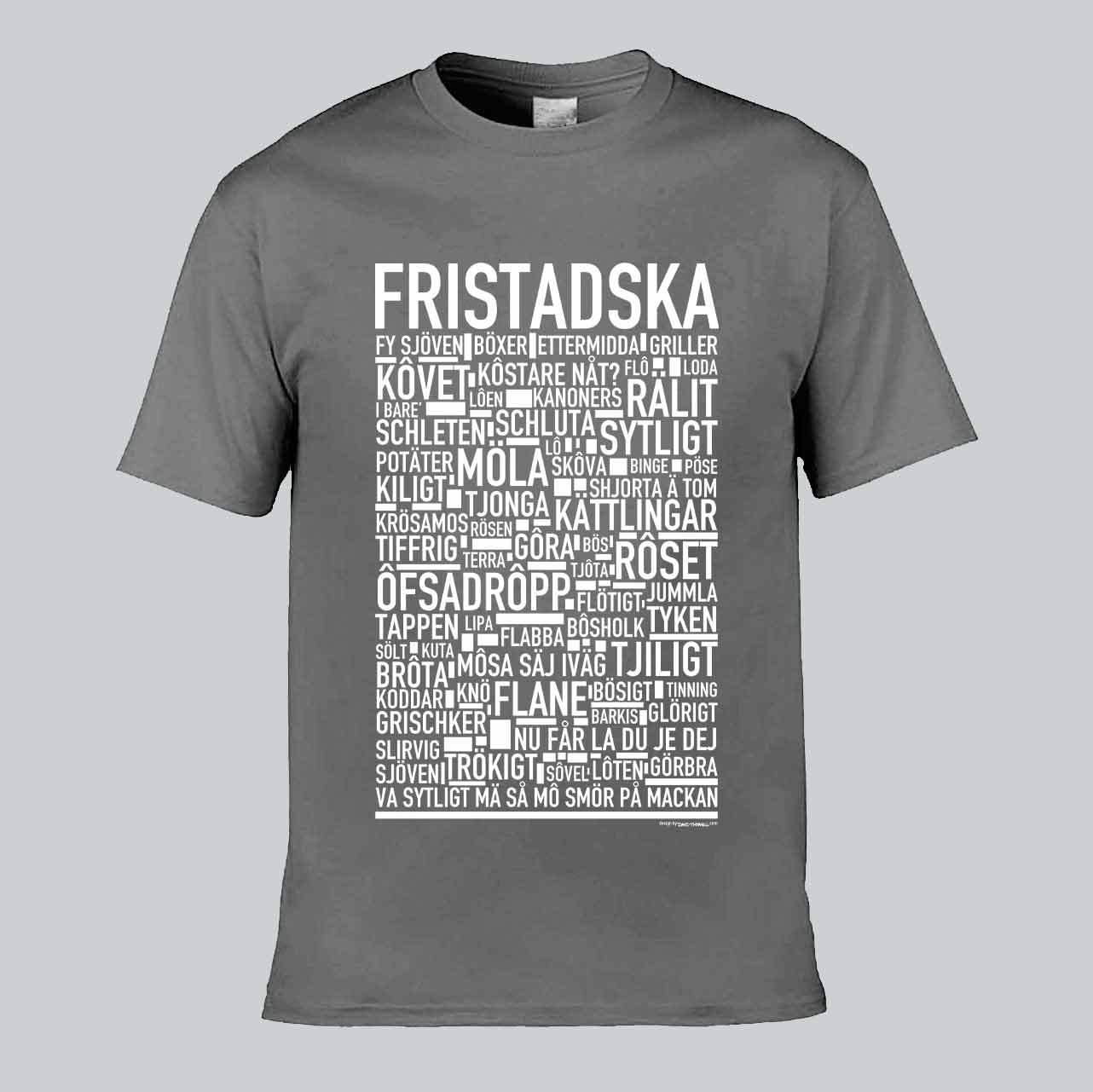Fristadska Dialekt Text T-shirt