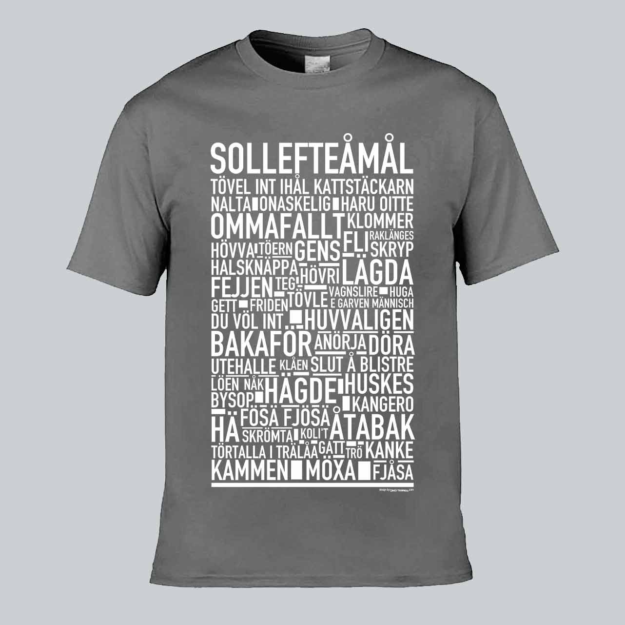 Sollefteåmål Dialekt Text T-shirt