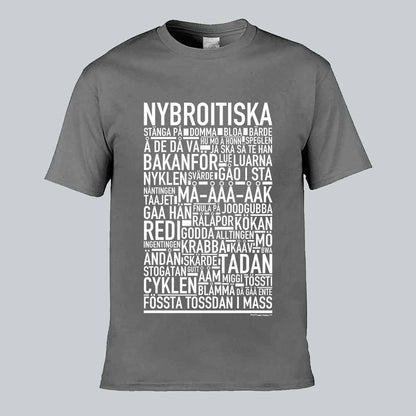 Nybroitiska Dialekt Text T-shirt
