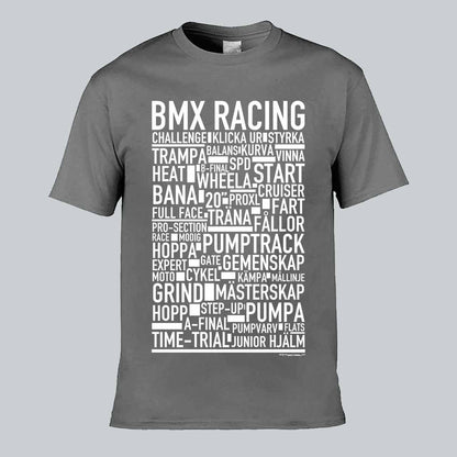 BMX Racing Text T-shirt