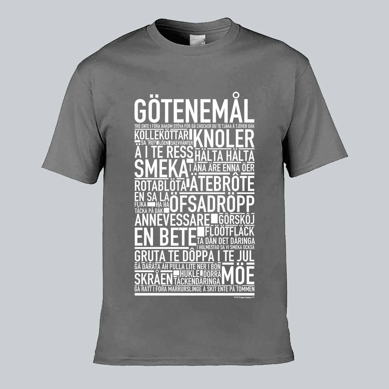 Götenemål Dialekt Text T-shirt