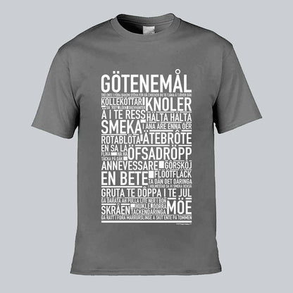 Götenemål Dialekt Text T-shirt