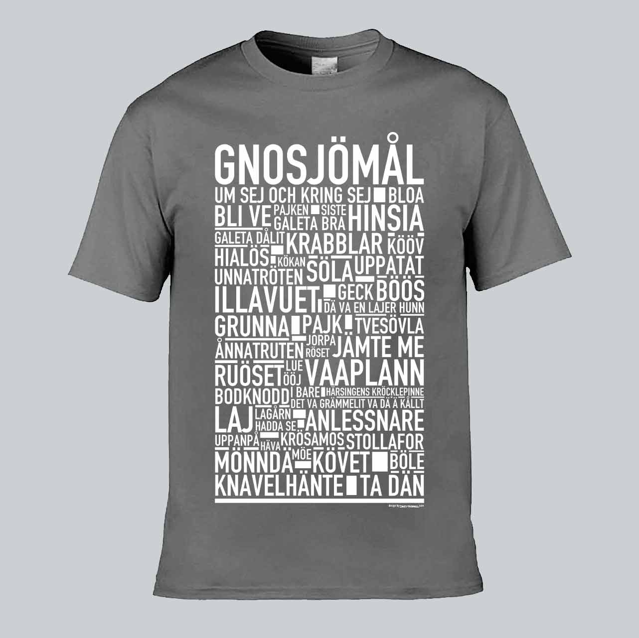 Gnosjömål Dialekt Text T-shirt