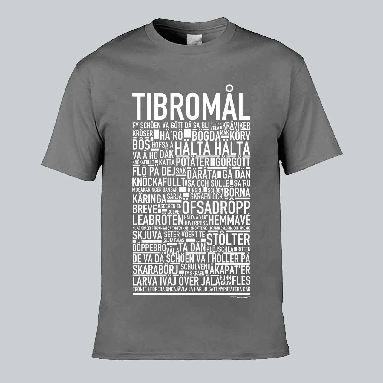 Tibromål Dialekt Text T-shirt