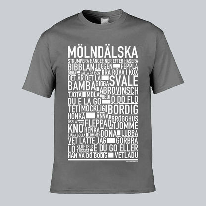 Mölndälska Dialekt Text T-shirt