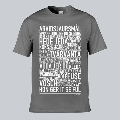 Arvidsjaursmål Dialekt Text T-shirt