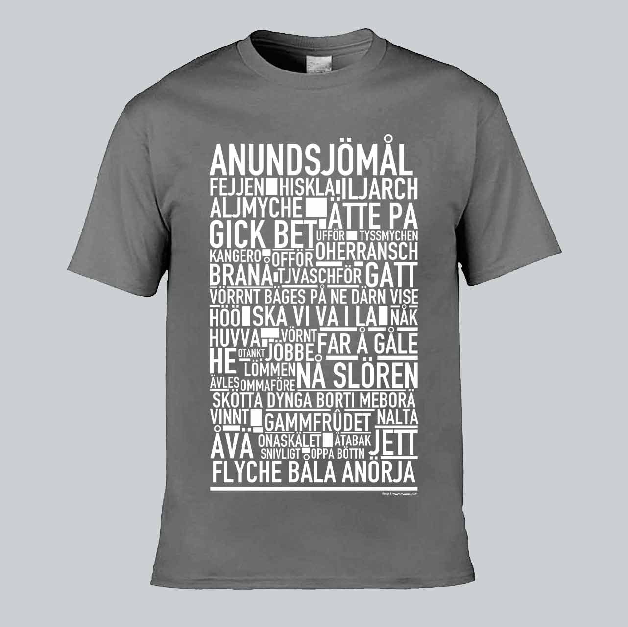 Anundsjömål Dialekt Text T-shirt