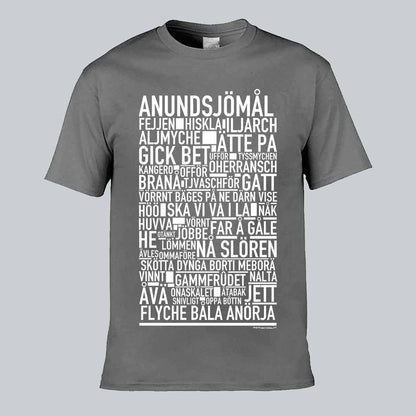 Anundsjömål Dialekt Text T-shirt