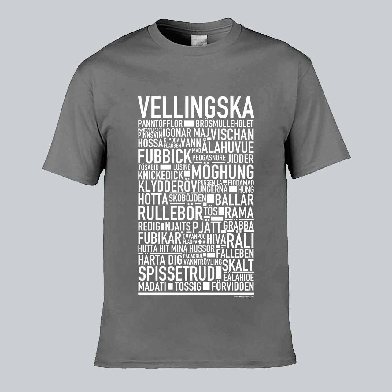 Vellingska Dialekt Text T-shirt