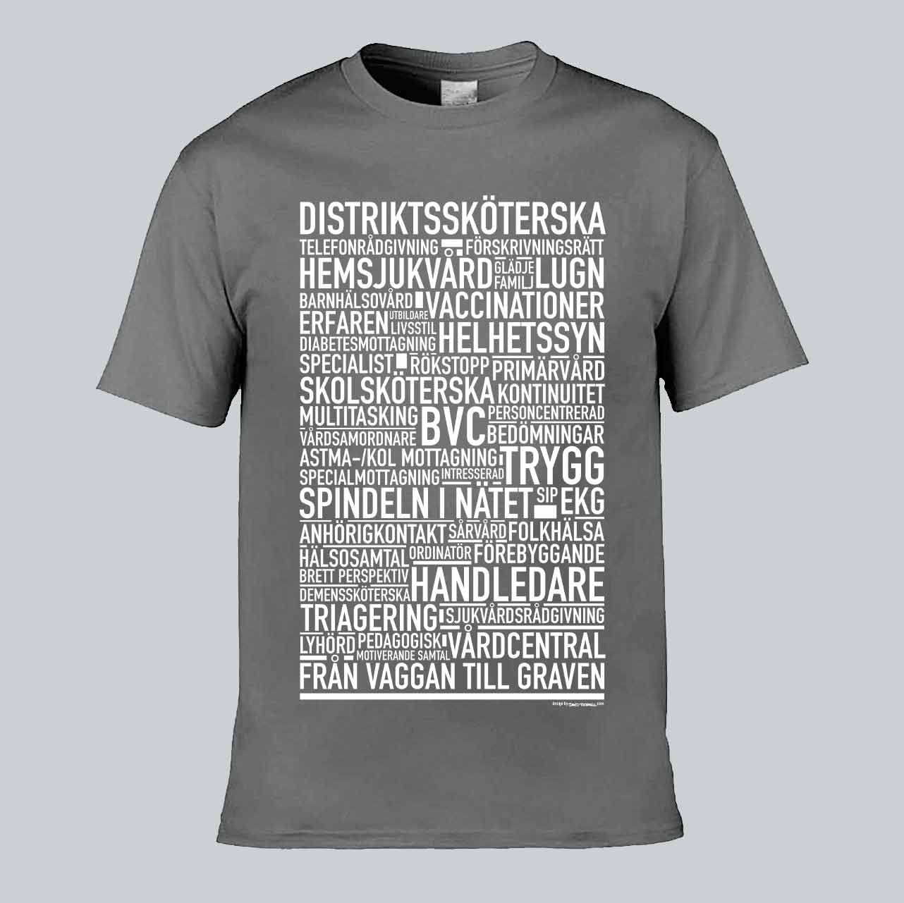 Distriktssköterska Text T-shirt