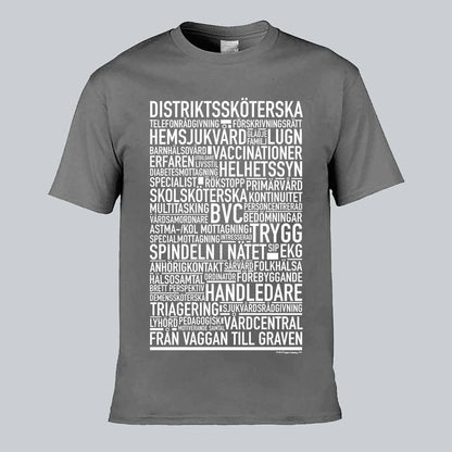Distriktssköterska Text T-shirt