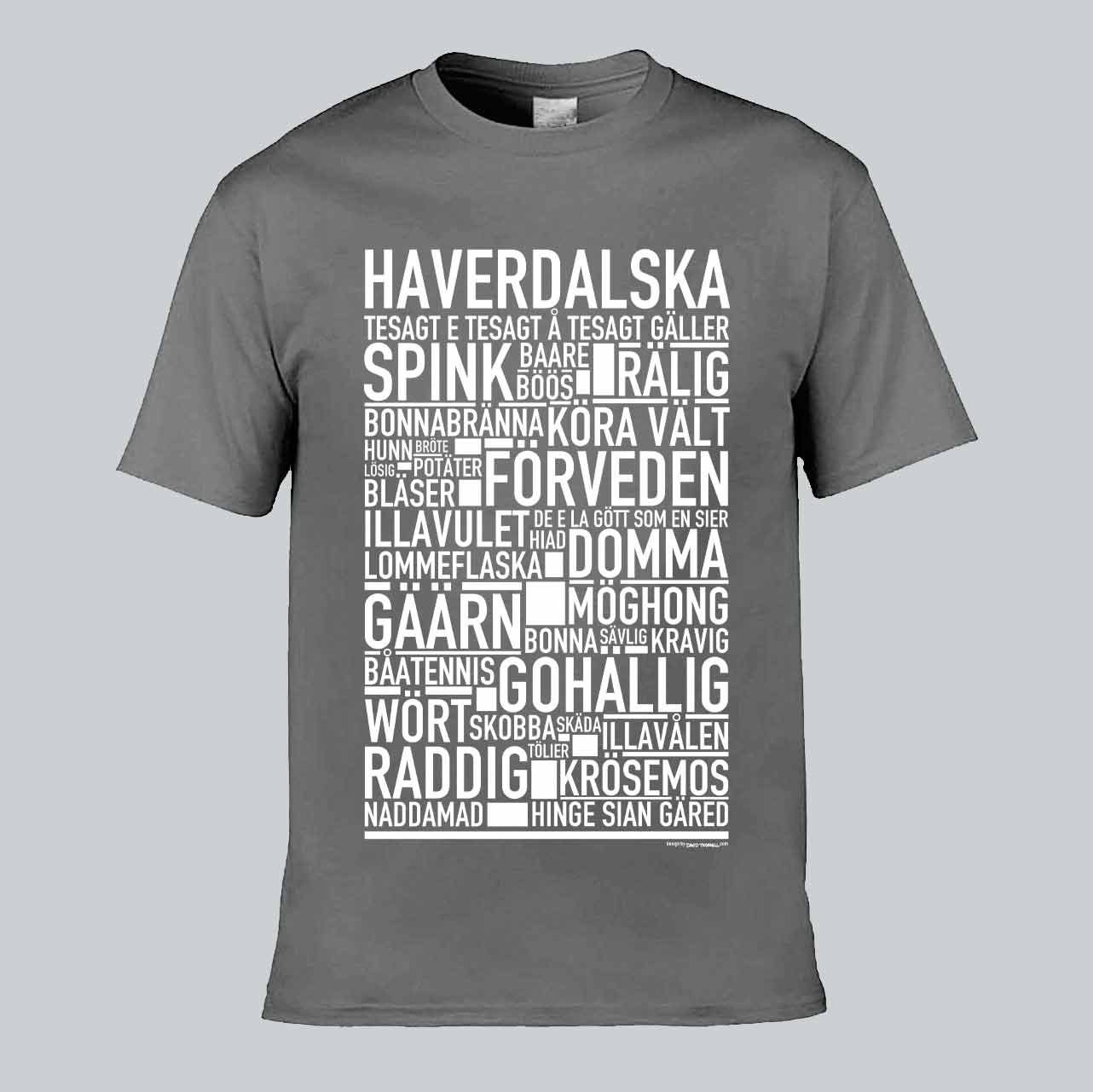 Haverdalska Dialekt Text T-shirt
