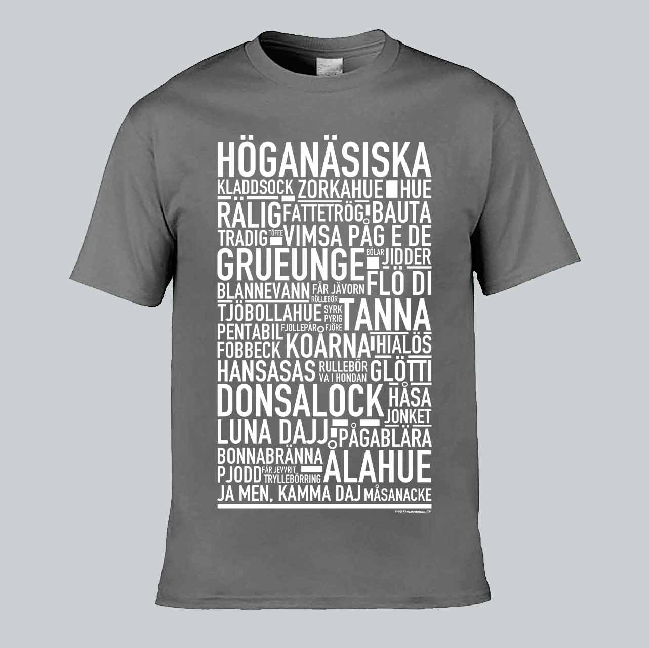 Höganäsiska Dialekt Text T-shirt