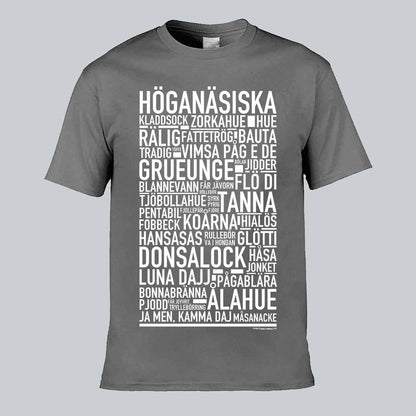 Höganäsiska Dialekt Text T-shirt