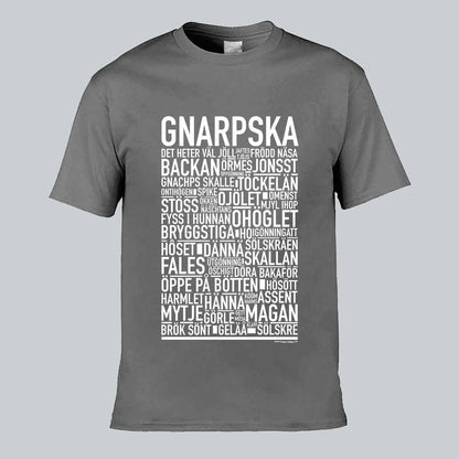 Gnarpska Dialekt Text T-shirt