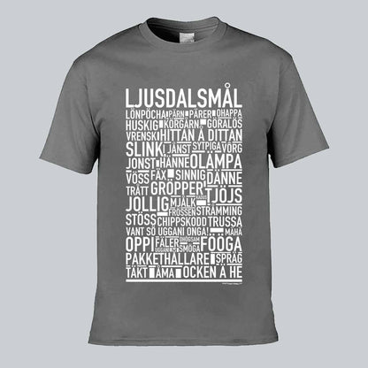 Ljusdalsmål Dialekt Text T-shirt