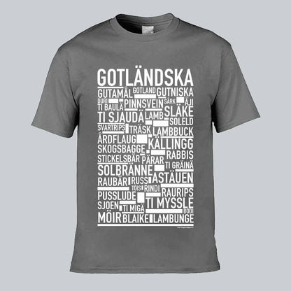Gotländska Dialekt Text T-shirt