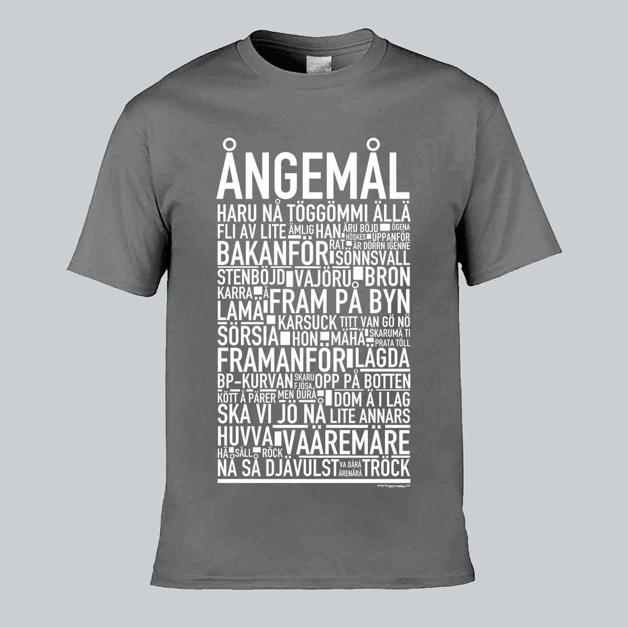 Ångemål Dialekt Text T-shirt