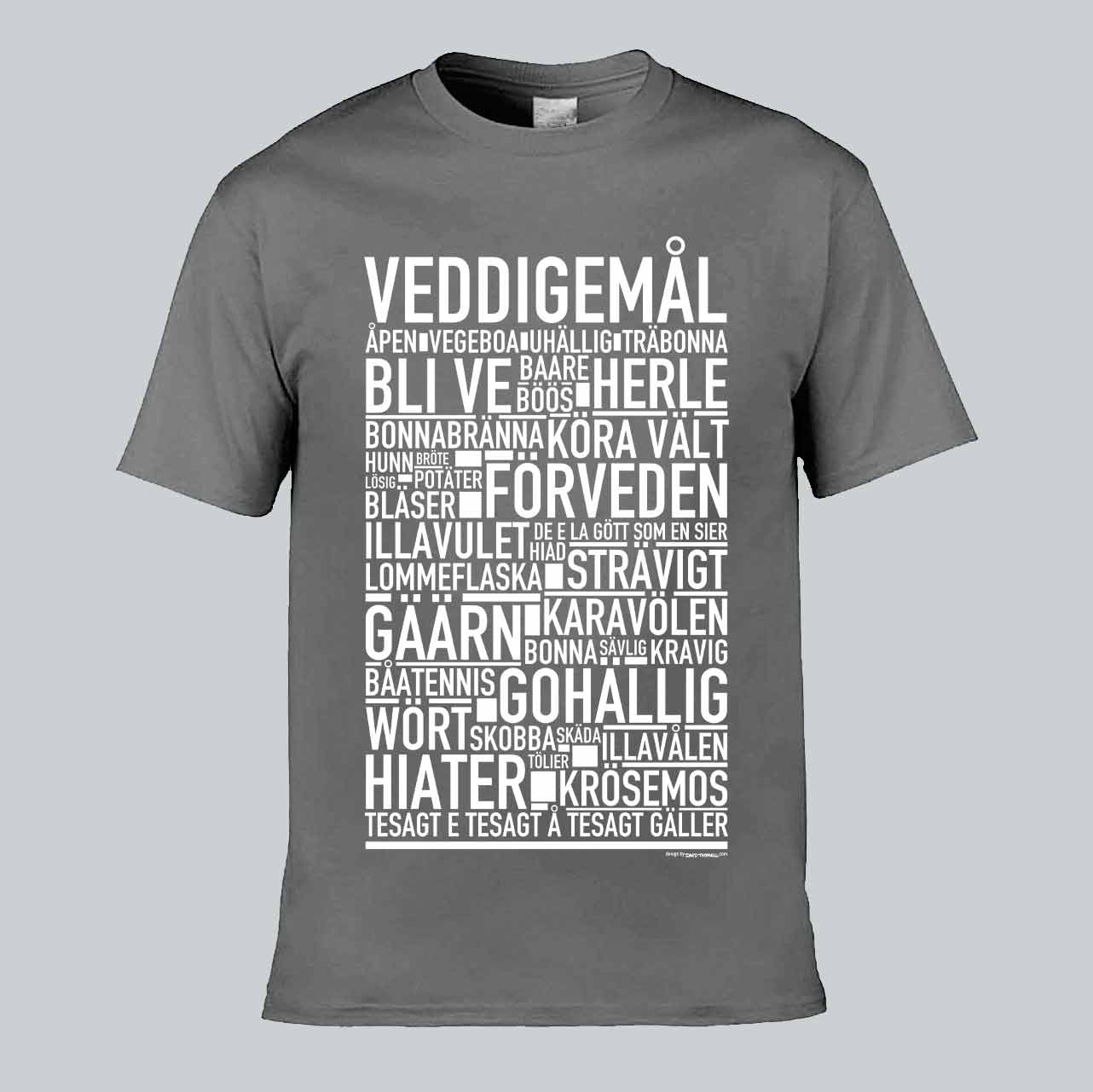 Veddigemål Dialekt Text T-shirt