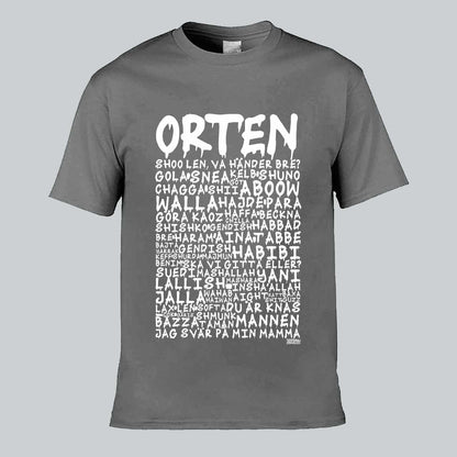 Orten Graffiti Dialekt Text T-shirt