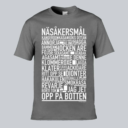 Näsåkersmål Dialekt Text T-shirt