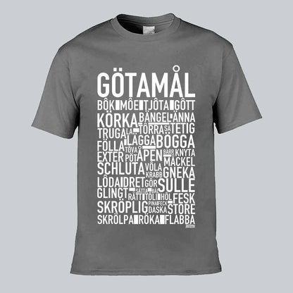 Götamål Dialekt Text T-shirt